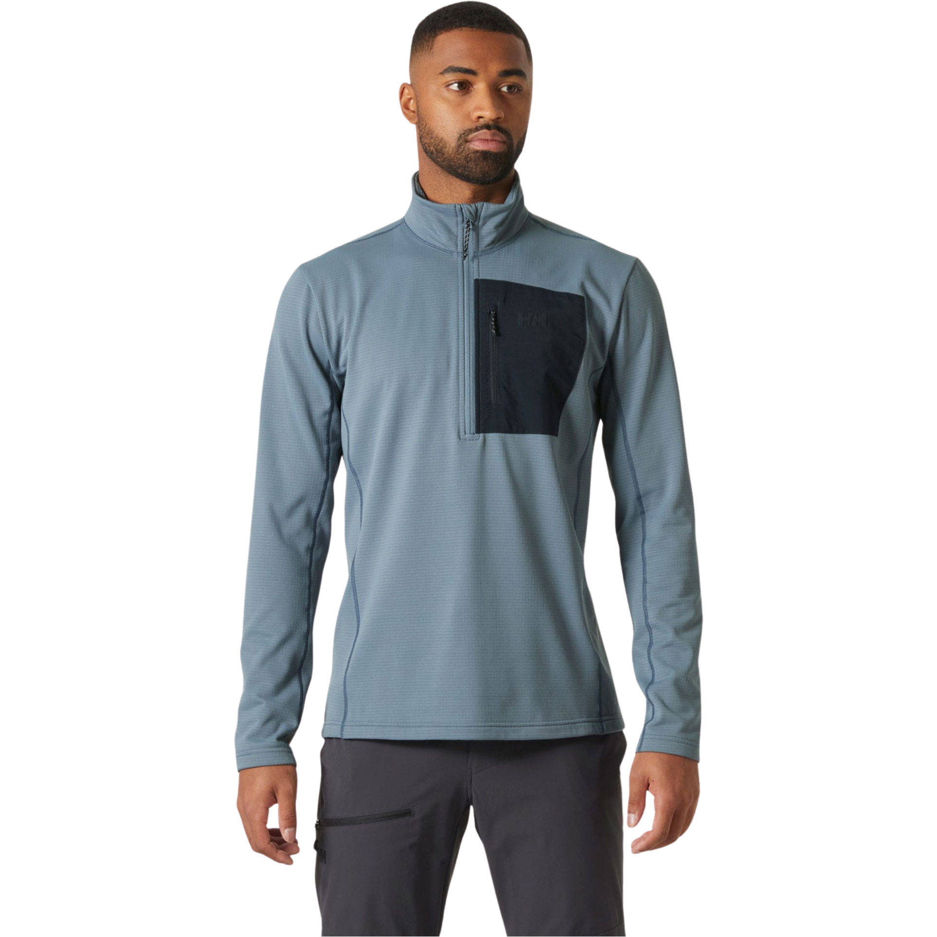 2026 Helly Hansen Herre Versalite 1/2 Lynlås Fleece 49550 - Washed Navy